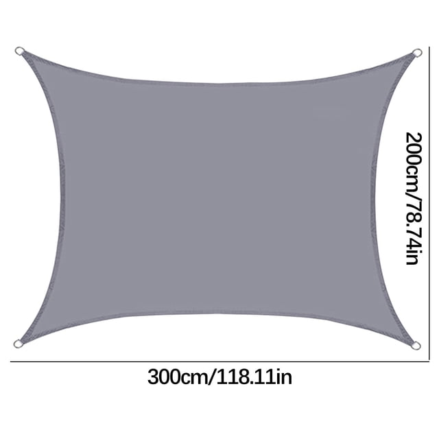 RKSTN Pare-Soleil Imperméable 2x3 Mètres pour Jardin Cour Patio Extérieur Rectangle