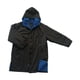thumbnail image 3 of Parka Jacket Poncho Coat Thermal con bolsillo interior Outwear Chubasquero Espesar Forro Anorak Wearable Kids Changing Robe para , Azul negro DYNWAVEMX Cambio de chaqueta de túnica, 3 of 8