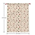 thumbnail image 5 of Christmas Bags Drawstring,Beige Christmas Decoration Pattern Large Xmas Christmas Gift Bags,Reusable for Xmas and New Year Party Favors and Supplies,27.6" X 19.7", 5 of 5