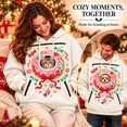 thumbnail image 3 of Christmas Pet Pouch Hoodie Women Men Long Sleeve Festive Graphic Loose Casual Pullover Sweatshirt Dog Cat Carrier Hoodie, 3 of 7