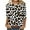 Coffee, variant on Women Summer Tops Shirts Women's Fashion Three Quarter Sleeve Retro Round Neck Printed Loose Blouse