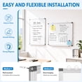 thumbnail image 4 of Tacwily Magnetic Dry Erase Whiteboard 16x12 inch with Aluminum Frame, 1 Pack, 4 of 7