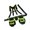 Green, variant on Lynono Contractor Tool Storage Bag Ergonomic Two Shoulder Support For Builders