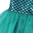 thumbnail image 5 of iEFiEL Girls Glitter Mermaid Costume Ballet Dance Gymnastics Leotard Tutu Dress A Lake_Blue 8, 5 of 7