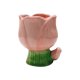 thumbnail image 4 of Vaso de agua con degradado irregular y flores pintadas a mano, portavelas, taza de cerámica, joyero de interior, 4 of 4