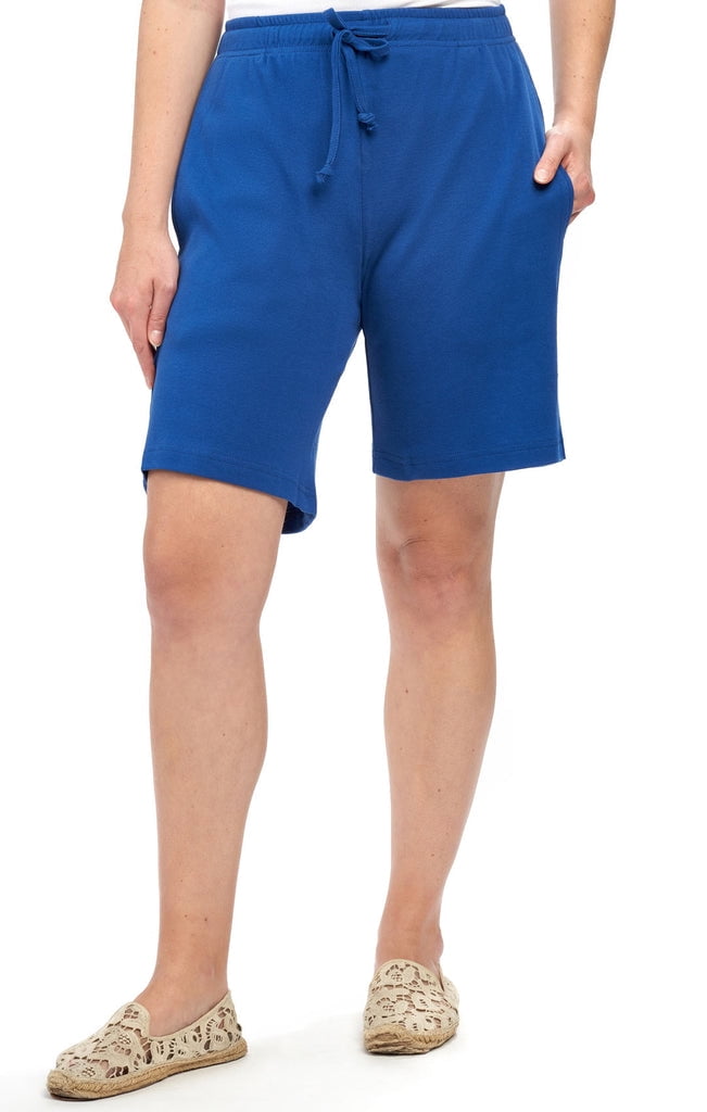 Womens Cotton Knit Shorts