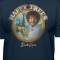 thumbnail image 2 of Teelocity Bob Ross Happy Trees Navy Short Sleeve Graphic Tee, 2 of 4