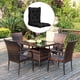 thumbnail image 4 of Cojín para sillón reclinable, suave, para interior y exterior, para jardín, comedor y cocina. Negro, 4 of 8