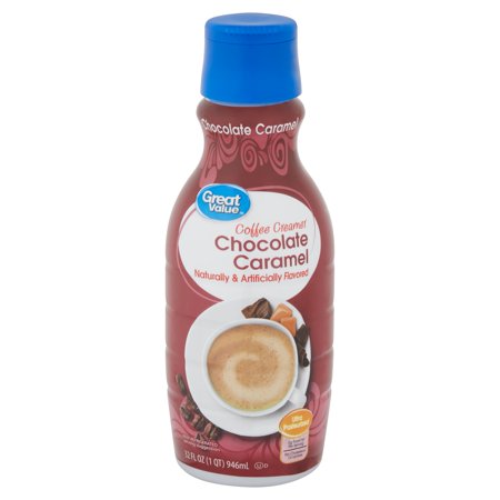Walmart Grocery Great Value Chocolate Caramel Coffee Creamer 32 Fl Oz