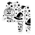 thumbnail image 4 of Shadoumai Halloween Pajamas Set Size 8 Cream Color Pajamas Cute Graphic Print Hand Paint Pjs Funny Long Sleeve Button Shirt Longs Pajama Set 2-Piece Sleepwear Pjs for, 4 of 4
