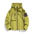 thumbnail image 4 of Chaqueta cortavientos morada para hombre con capucha, ropa de otoño, chaquetas impermeables para exteriores, abrigos para senderismo y trekking, 4 of 5