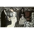 thumbnail image 2 of Cezanne, Paul 14x10 Black Ornate Wood Framed with Double Matting Museum Art Print Titled - Girl at the Piano -The Tannhäuser Overture, 2 of 4