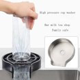 thumbnail image 4 of Enjuagador de vasos para fregadero de cocina, lavavasos para botellas para accesorio de fregadero de 1/2 pulgada, incluye manguera de agua y tubería de agua, 4 of 5