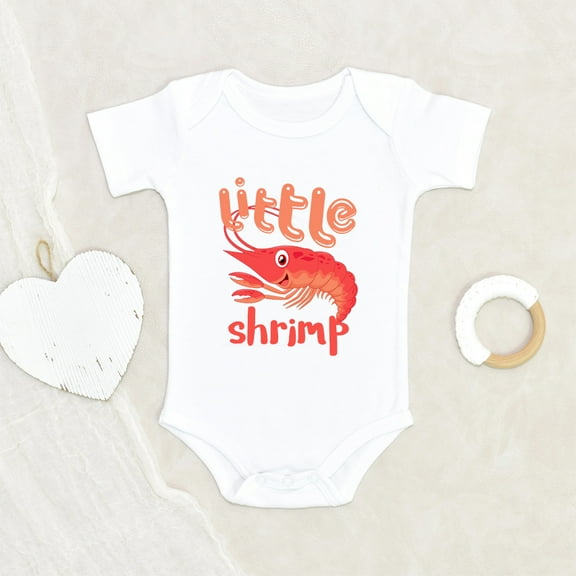 Seafood Baby Clothes - Little Shrimp Baby Clothes - Cute Little Shrimp Clothes - Cute Southern Baby Clothes