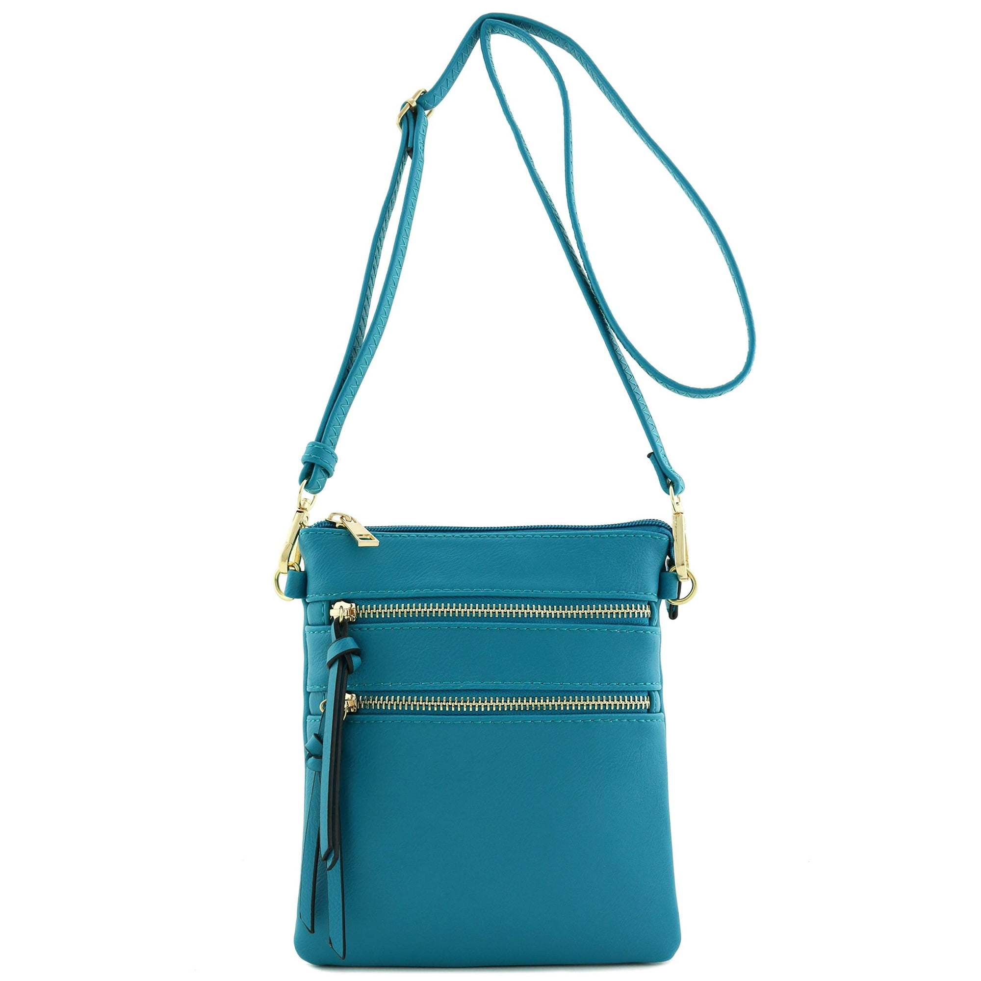 Isabelle Functional Multi Pocket crossbody Bag Teal Walmart
