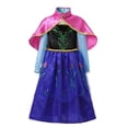 thumbnail image 5 of Vestido de reina de la nieve para niñas, Vestidos de princesa Elsa, disfraces de fantasía para niños, cumpleaños, carnaval, fiesta de disfraces, 2024, 5 of 5