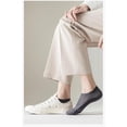 thumbnail image 4 of Men Ultra Thin Liner Non Slip No Show Socks – Seamless Mesh Breathable Cotton Low Cut, Sweat-Absorbent for Sneakers, Dress Shoes, Loafers, 4 of 8
