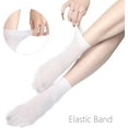 thumbnail image 2 of 12 Pairs Sheer Nylon Socks for Women Thin Ankle Stocking Footies Transparent Silk Sheer Socks With Reinforced Toe, 2 of 8