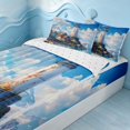 thumbnail image 2 of Erosebridal Ocean Lighthouse Zipper Twin Comforter Sets with Fitted Sheet and 2 Pillowcases, Sea Zipper Bedding Set, Reversible, 2 of 7