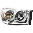 thumbnail image 5 of For Dodge Ram 1500 2007 2008 Headlight Driver and Passenger Side | Pair | CAPA Certified | Mega/Heavy Duty | Replacement For CH2502180, CH2503180 | 68003125AD, 68003124AD, 5 of 6