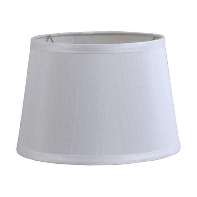 Living Accents 19315000 Drum Lamp Shade, White>