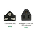 thumbnail image 2 of BloomGrow 110V / 120V to 220V / 240V Plug Adapter Electrical Converter for US (4 PCS), 2 of 8