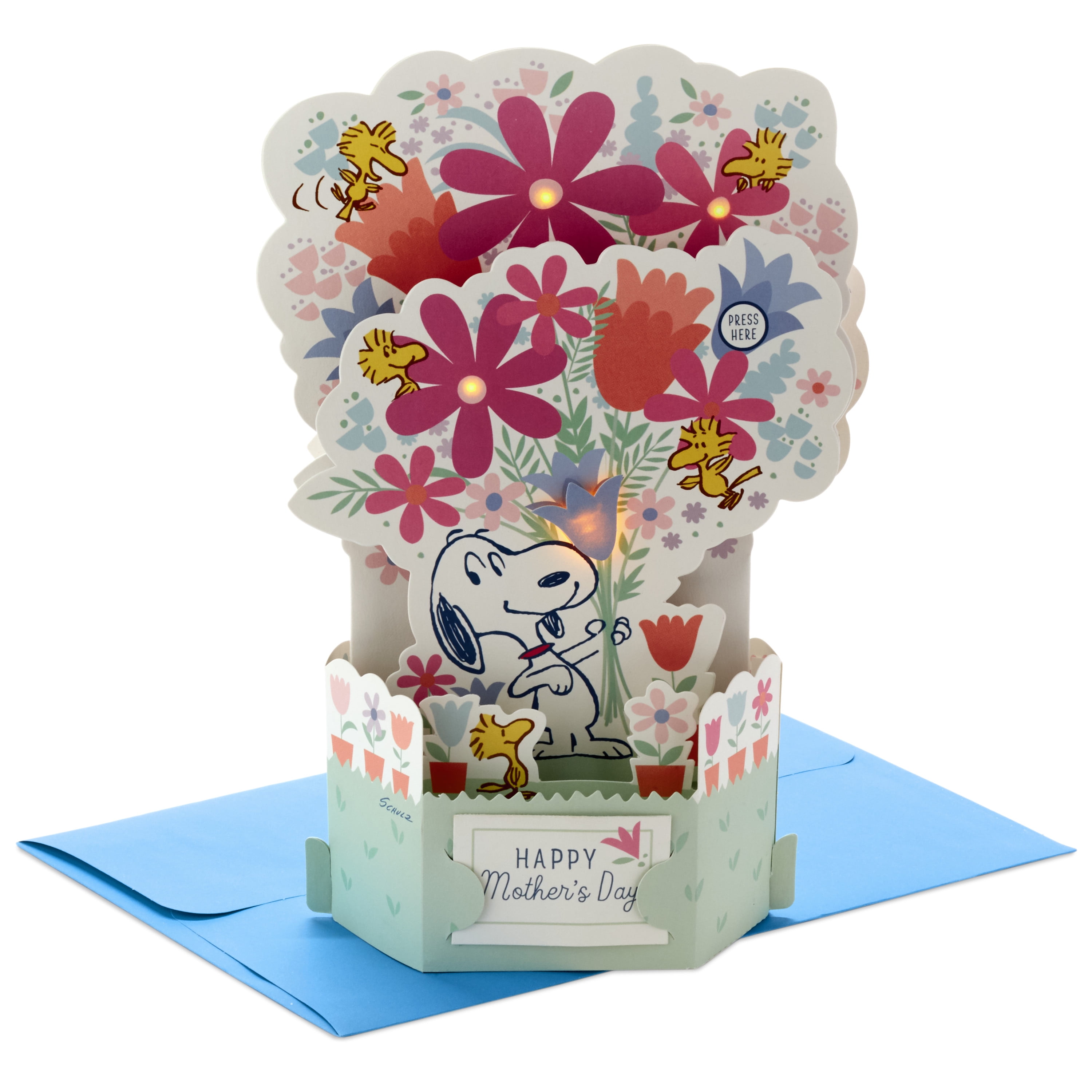 Hallmark Peanuts Pop Up Mother's Day Card with Song for Mom (Snoopy