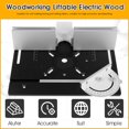 thumbnail image 4 of Router Table Insert Plate 9.4 x 7.9 x 0.2 Inch Aluminum Alloy Portable Milling Machine Flip Board with Clear Scale, 4 of 8
