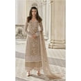thumbnail image 2 of South Asian Wear Pakistani Shalwar Kameez Suits Indian Designer Palazzo Dress ( Cream, XS - 36 ), 2 of 6