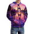 thumbnail image 5 of Eiffel Tower at Dawn Men's Women New Sweatshirt Hoodie Men's Plus Size Sweatshirt Hooded Sweatshirt 3d Printed Street Men's Cloth, 5 of 6