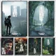 thumbnail image 2 of Cuadro sobre lienzo con el juego Ellie, decoración del hogar, arte de pared, juego, programa de televisión, póster The Last of Us, mural estético, decoración de habitación de jugador, 2 of 5