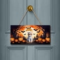 thumbnail image 2 of Mummy Exotic Shorthair Happy Halloween with Pumpkins Bats Spooky Fun Landscape Wood Sign Cat Lover Kitten Owner Gifts Hanging Wall Home Decor - 00019, 2 of 5
