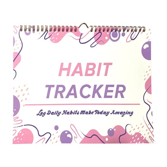 Undated Habit Tracker Planner, Self-Discipline Punch Card Journal for Monthly Goal Setting, Daily Habit Tracking Notebook for Office, Fitness, and Students, Sturdy Cardboard Cover^