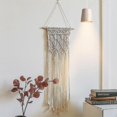 thumbnail image 4 of Macramé tejido colgante de pared Boho Home Chic bohemio arte geométrico, 4 of 5