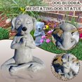 thumbnail image 2 of Perro Buda, estatua de perro de meditación-decoración de jardín de perro de yoga, decoración del hogar Afortunado Sencillez, 2 of 5