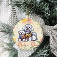 thumbnail image 3 of Happy Mother's Day Proud Maltese Mom Ceramic Round Ornament Maltese Dog Lover Gifts Idea Home Tree Decor - 03003, 3 of 5