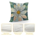thumbnail image 4 of SHANXI Spring Pillow Covers , Daisy Floral Decorations Seasonal Farmhouse Summer Pillow Case Decor for Sofa Couch 12x12in, 4 of 5