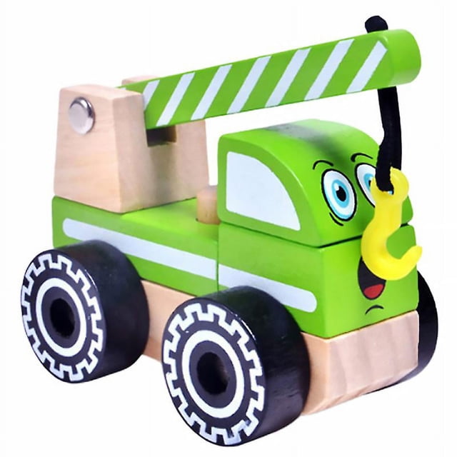 1 modelo de coche de madera.
