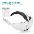 thumbnail image 2 of GYDEK Adjustable Head Strap Fit for Oculus/Meta Quest 2 VR Headset with Head Cushion, Replacement VR Elite Strap, Enhanced Support and Comfort in VR, Reduce Face Pressure,Head Strap for Oculus Quest 2, 2 of 8
