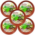 thumbnail image 3 of Austin Planter 4 Inch 3 Inch Base Case of 5 Plant Saucers - Terra Cotta Colored Polypropylene Heavy Duty Indoor/Outdoor Collects Flower Pot Drainage and Excess Water Made in USA, 3 of 13