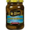 Mt. Olive Sweet Gherkins No Sugar Added Pickles with Splenda, 16 fl oz Jar