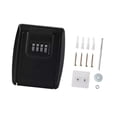 thumbnail image 4 of Caja de seguridad con llave Zulema antiespías portátil para montar en la pared Negro, 4 of 8