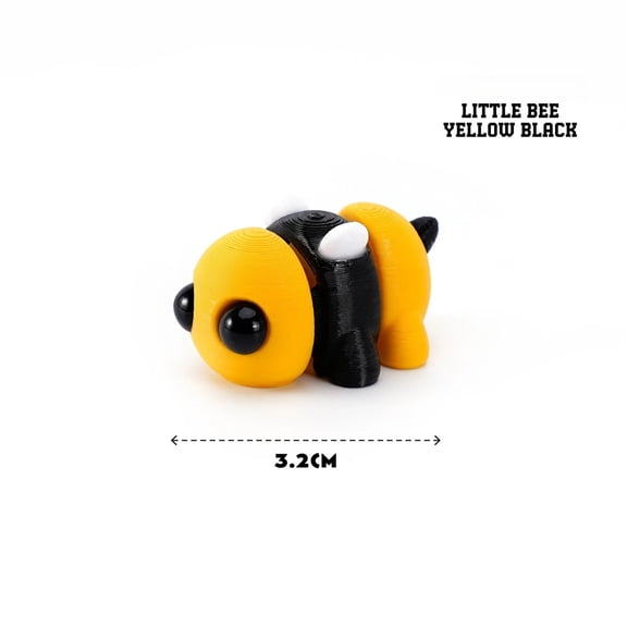 1pc 3D Printed Animals Multi-Joint Rotatable Fidget Office Desk Decoration Home Decor Animal Model Figurine