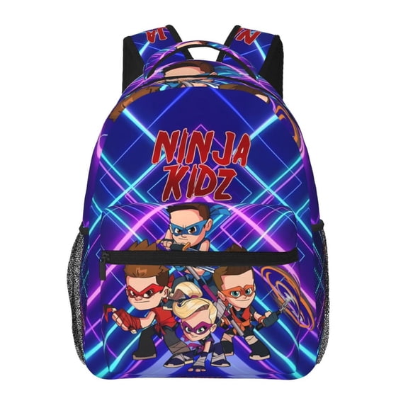 Ninja Kidz Backpack Lightweight Bookbag Casual Daypack For Women Men Travel Laptop Bag Multifunctional Bag
