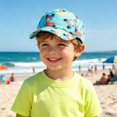 thumbnail image 6 of Karoyedx Little Boys Baseball Hats Toddler Baseball Cap Boys - Adjustable Kids Sun Hat Summer Outdoor Cap Adjustable Toddler Baseball Cap for Boys Blue Size,2-6 Years, 6 of 7