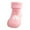 Pink, variant on Baby Winter Warm Cute Home Shoes Kids Toddler Boys Girls Solid Warm Knit Soft Sole Rubber Shoes Socks Slipper Stocking Little Child Indoor House Slippers Fuzzy Shoes