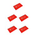 thumbnail image 3 of kurtrusly Tapis de Porte Collecteur de Saleté avec Matériaux de Performance d'Absorption d'Eau Super Forte Tapis de Porte Antidérapant en Polyester Tapis d'Entrée Oiseau base Rouge Vif 5Ensemble, 3 of 6
