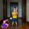 thumbnail image 6 of Kids Baseball Pitching Machine Batting Trainer for Youth Practice Sports Entertainment Games Birthday Toy, 6 of 7