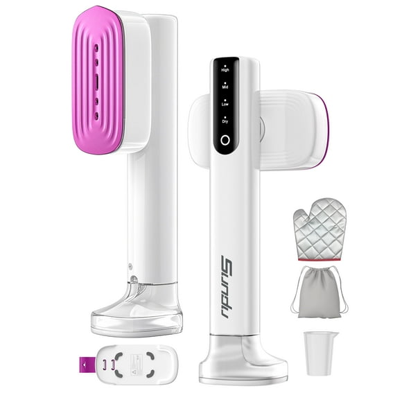 Plancha de Vapor Portátil Sundu 180ml 35 min de Uso Cerámica