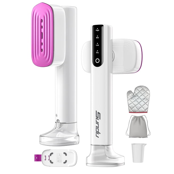 Plancha de Vapor Portátil Sundu 180ml 35 min de Uso Cerámica
